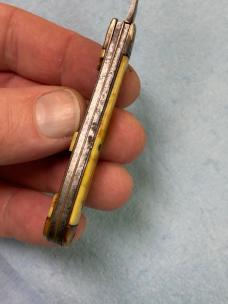 Vintage Camillus USA 2-Blade Pocket Knife – Bone/Bakelite Scales – Project or Parts
