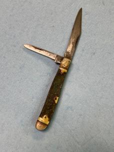 Vintage Camillus USA 2-Blade Pocket Knife – Bone/Bakelite Scales – Project or Parts