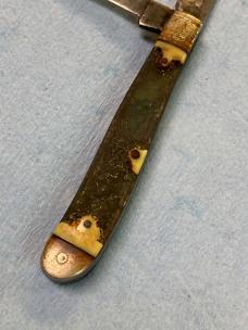 Vintage Camillus USA 2-Blade Pocket Knife – Bone/Bakelite Scales – Project or Parts