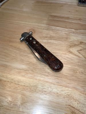 Presto Geo Schrade Wormgroove Handles Fixed Bolsters