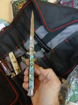 Abalone Stiletto 11" Kriss Blade