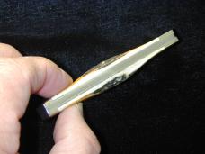 Titusville Cutlery Genuine Burnt Stag Lexingtonian Coffin Jack Knife Rare 1 of 30 COA USA Made