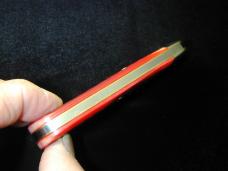 Great Eastern Cutlery GEC Blood Red Jigged Bone Toenail Clipper Knife 1 of 504 Made in USA 363122