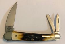 New without box Case Green Stag Seahorse Whittler with blue scroll