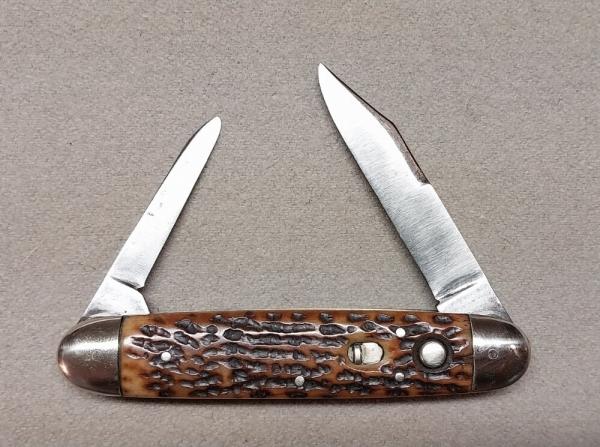 Early 3 3/4" Norvell-Shapleigh Schrade Cut Co Sabre Blade '06, '07 Patent Early 3 3/4" Norvell-Shapleigh Schrade Cut Co Sabre Blade '06, '07 Patent