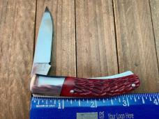 Cattaraugus Cutlery by A.G. Russell Mediterranean Barlow Red Jigged Bone 