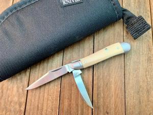 A.G. Russell Pinched Peanut Mammoth Ivory Seki Japan