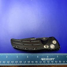 Hogue Knives EX-A01 Automatic Knife Tanto Point Black Aluminum