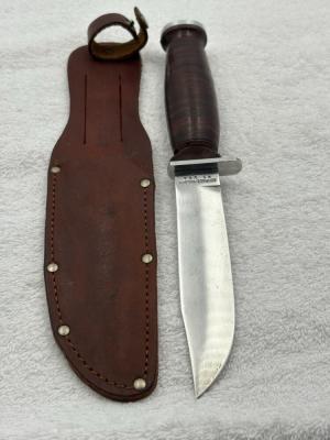 Schrade Walden Vintage H-15 Fixed Sheath Knife Made In USA Excellent Condition (#17)