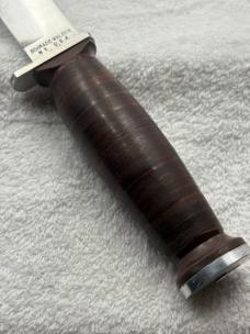 Schrade Walden Vintage H-15 Fixed Sheath Knife Made In USA Excellent Condition (#17)