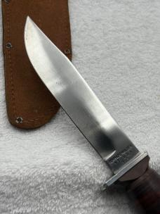 Schrade Walden Vintage H-15 Fixed Sheath Knife Made In USA Excellent Condition (#17)