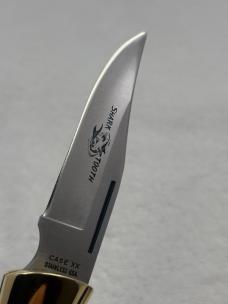Case XX 1977 Shark Tooth P197-SSP Sportsmen's Lock Back Folding Knife NIB Made In USA