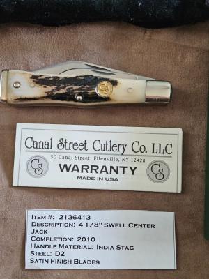 Canal Street Cutlery Stag Swell Center 