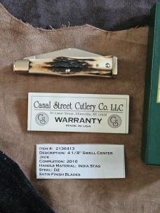 Canal Street Cutlery Stag Swell Center 