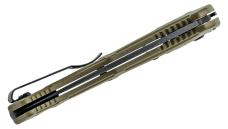 NEW-Benchmade 9070SBK-1 Claymore AUTOMATIC - 3.6" Combo Edge Cobalt Black-CPM-D2 Blade - Green 