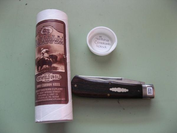 GREAT EASTERN NORTHFIELD 428212 MISSOURI TRAPPER COCOBOLO 1 OF 36 