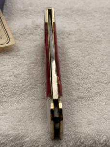 Case XX 1990 Red Bone Clasp Pocket Knife R61072 Made In USA