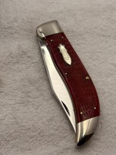 Case XX 1990 Red Bone Clasp Pocket Knife R61072 Made In USA