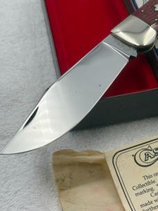 Case XX 1990 Red Bone Clasp Pocket Knife R61072 Made In USA
