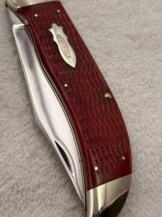 Case XX 1990 Red Bone Clasp Pocket Knife R61072 Made In USA