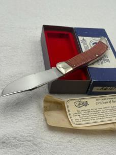 Case XX 1990 Red Bone Clasp Pocket Knife R61072 Made In USA