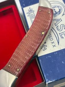 Case XX 1990 Red Bone Clasp Pocket Knife R61072 Made In USA