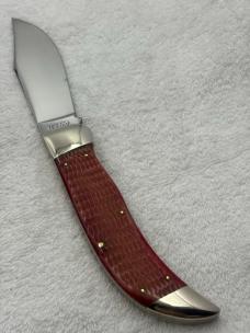 Case XX 1990 Red Bone Clasp Pocket Knife R61072 Made In USA