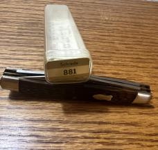  VINTAGE '74-'86 SCHRADE NY USA 881 POCKET KNIFE & VIEW TUBE BOX - NOS