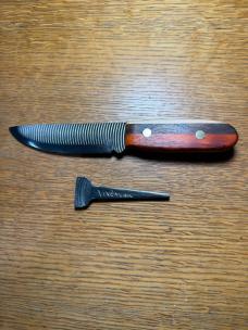 Puukko All Purpose Hidden Tang Belt Knife Made from a File