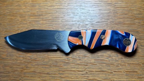 Hand Made Carbon Steel Fixed Blade Hunting Knife