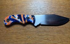 Hand Made Carbon Steel Fixed Blade Hunting Knife