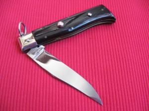 Vintage 1950s Italian B SVOBODY Ring Pull Switchblade Knife - Unused Condition