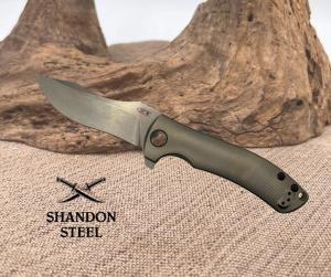 Zero Tolerance Les George 0920 Ti CPM-20CV very low serial number Folding Knife