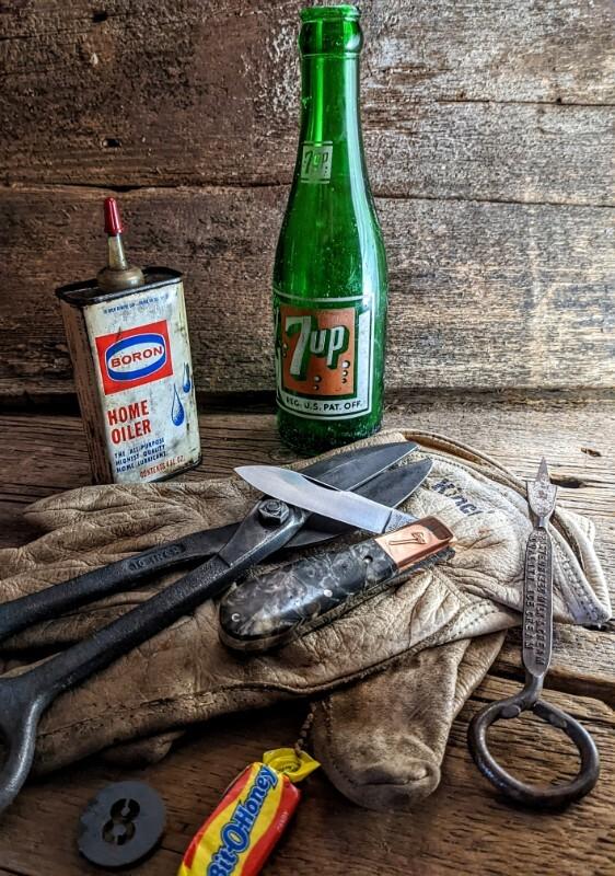 TITUSVILLE CUTLERY -AMERICAN REDSMITH SERIES- Old Man Norman Barlow - Buckeye Burl Wood Handles -8- TITUSVILLE CUTLERY -AMERICAN REDSMITH SERIES- Old Man Norman Barlow - Buckeye Burl Wood Handles -8-
