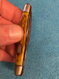 Vintage Western States 2-Blade Jack Knife – 3 3/8” – Stag Handles – Carbon Steel