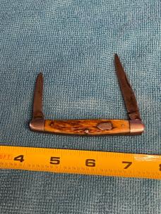Vintage Western States 2-Blade Jack Knife – 3 3/8” – Stag Handles – Carbon Steel