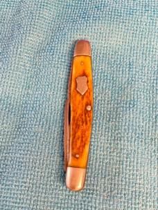 Vintage Western States 2-Blade Jack Knife – 3 3/8” – Stag Handles – Carbon Steel