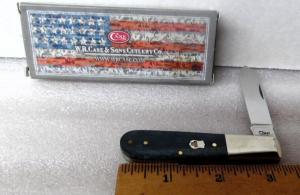 CASE XX MEDITERRANEAN BLUE SMOOTH BONE BARLOW 2019 UNUSED WITH RAZOR EDGE