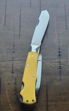 2006 Moore Maker 3206DLB Double Lockback Trapper – Southwire Advertising Knife