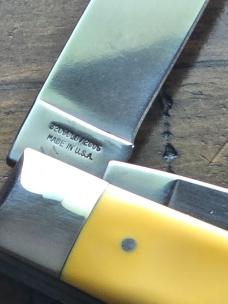 2006 Moore Maker 3206DLB Double Lockback Trapper – Southwire Advertising Knife