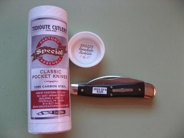 GREAT EASTERN TIDIOUTE 380225 SFA 38 SPECIAL ROSEDALE RICHLITE GREAT EASTERN TIDIOUTE 380225 SFA 38 SPECIAL ROSEDALE RICHLITE