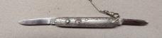 Schrade Cut Co 2 7/8" Sterling Silver Double Blade 