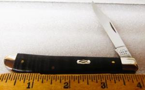 CASE XX 2023 PURPLE CURLY MAPLE SMOOTH SLIMLINE TRAPPER 71048 FISHER OF MEN SHIELD MINT UNUSED