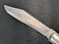 Flylock 5" automatic hunter and fish scaling knife from Bridgeport Connecticut, used.