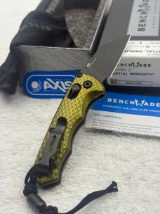 Benchmade 2950BK-2 Partial Immunity Automatic Knife Made In USA New In Box