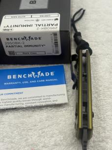 Benchmade 2950BK-2 Partial Immunity Automatic Knife Made In USA New In Box