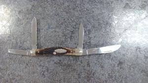 Case XX 10 Dot Reddish Bone Handle Congress Pattern #64052