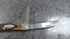 Case XX 10 Dot Reddish Bone Handle Congress Pattern #64052
