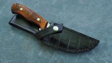 Ed Love Upswept Fixed Blade Mint Mirror Polished 7" OAL #187 Tapered Tang Thumb Ramp