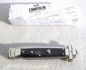 NEW AGA Campolin 9quot Maltese Brazilian Horn Modified Bayonet Blade Nickel Silver Bolsters